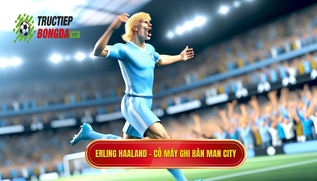  Erling Haaland – Cỗ máy săn bàn của Manchester City