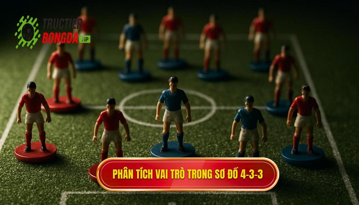 Phân tích vai trò từng tuyến trong sơ đồ 4-3-3