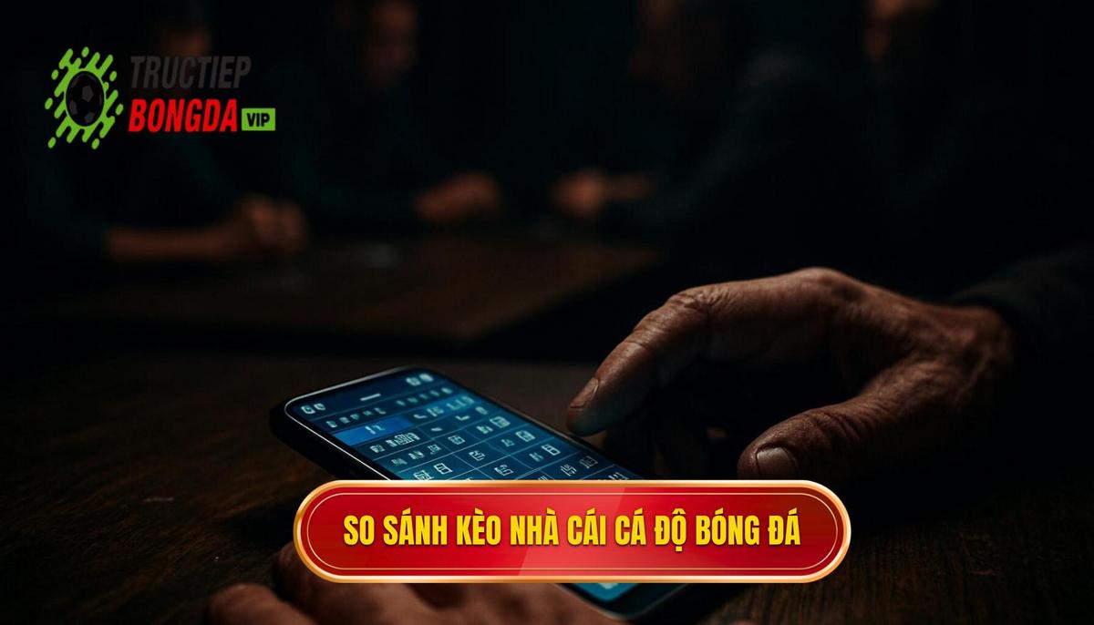 Bản chất của việc so sánh kèo nhà cái trong cá độ bóng đá