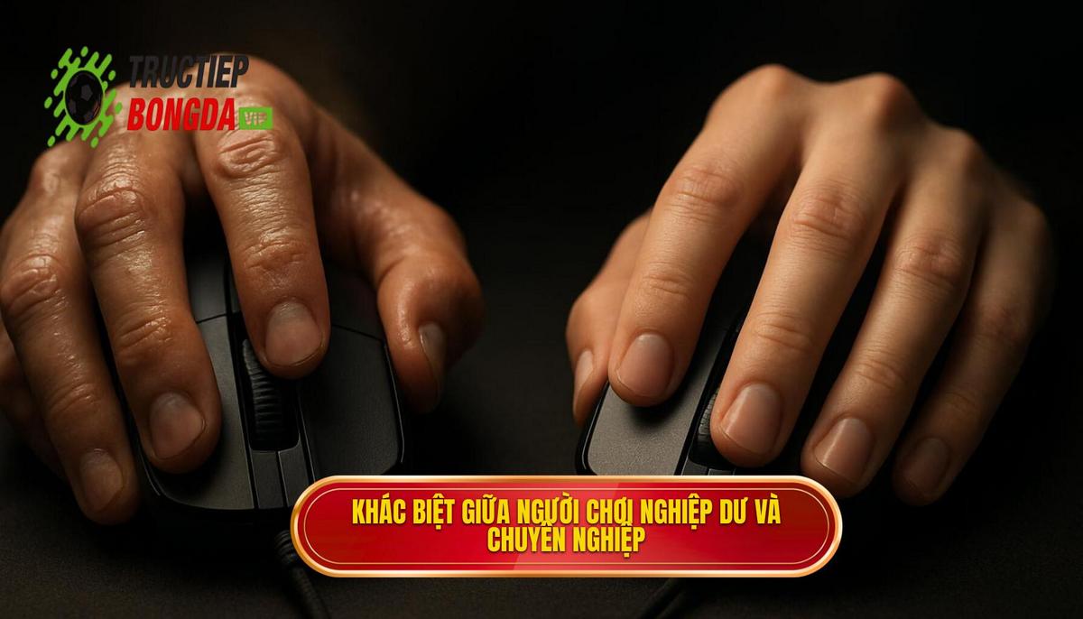 Sự khác biệt cốt lõi giữa người chơi nghiệp dư và tay chơi chuyên nghiệp