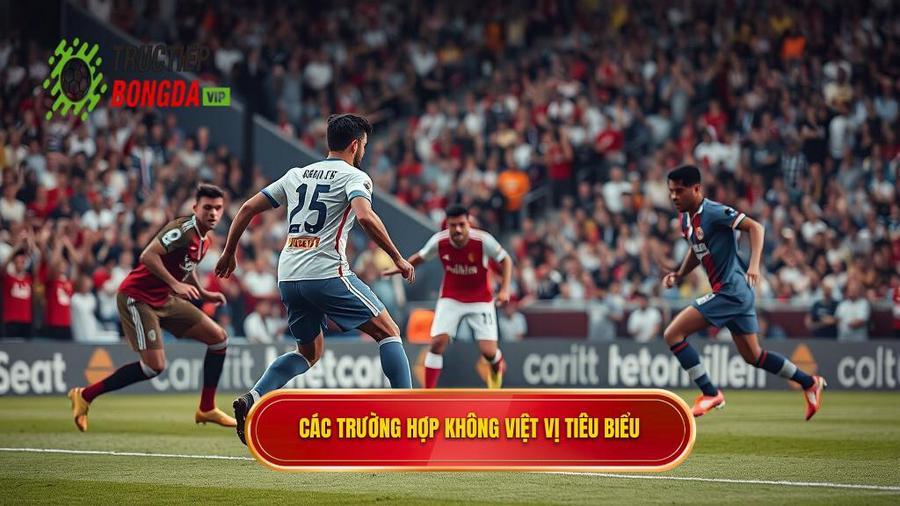 2. Các trường hợp không việt vị tiêu biểu