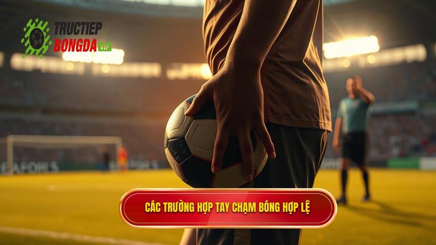 2. Các trường hợp tay chạm bóng hợp lệ