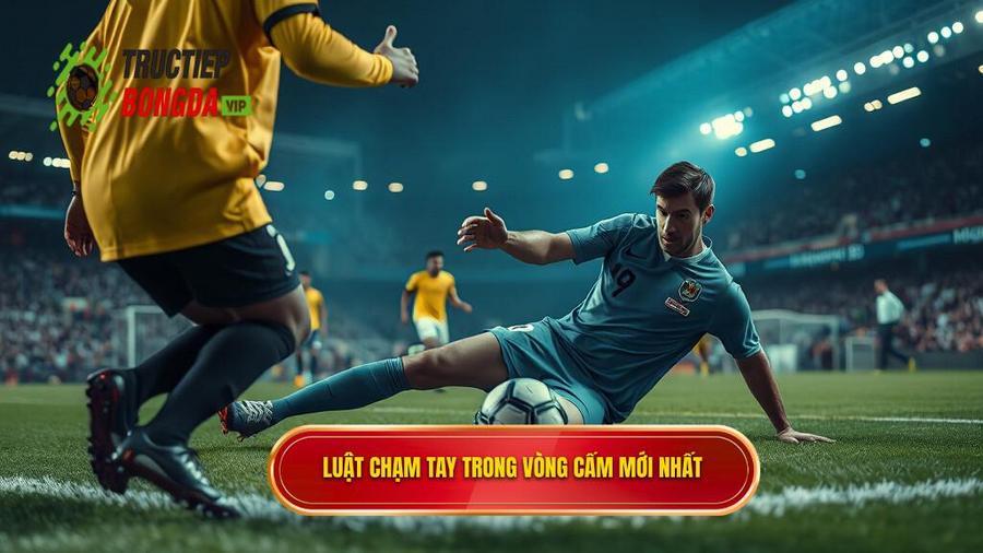 2. Luật chạm tay trong vòng cấm mới nhất