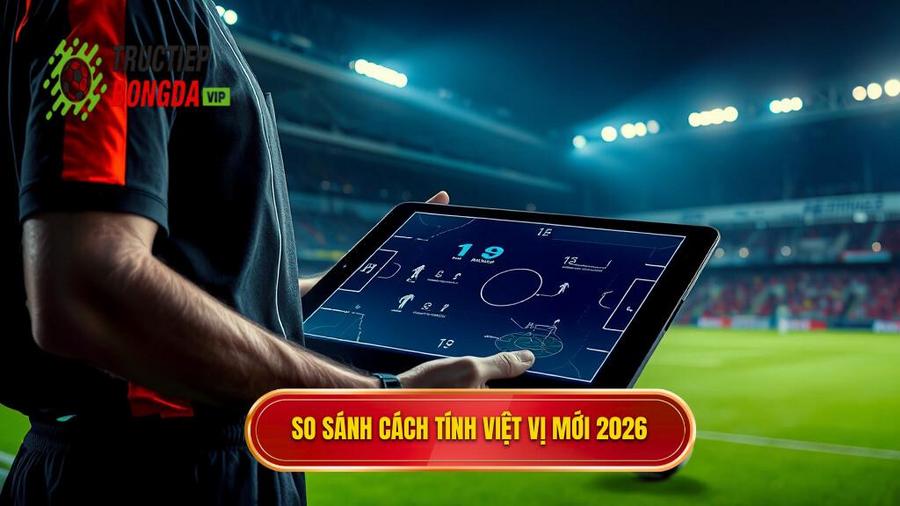 2. So sánh cách tính việt vị mới 2026