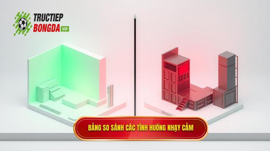 3. Bảng so sánh các tình huống nhạy cảm