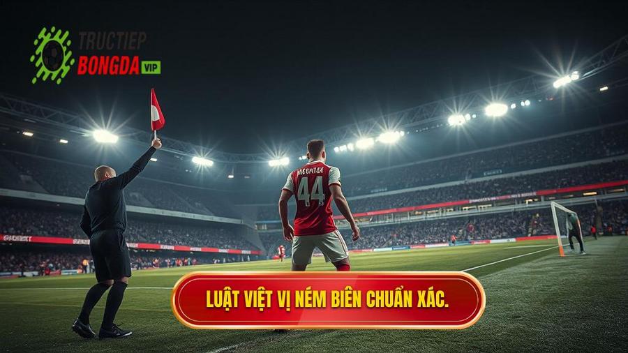 Luật việt vị ném biên chuẩn xác.