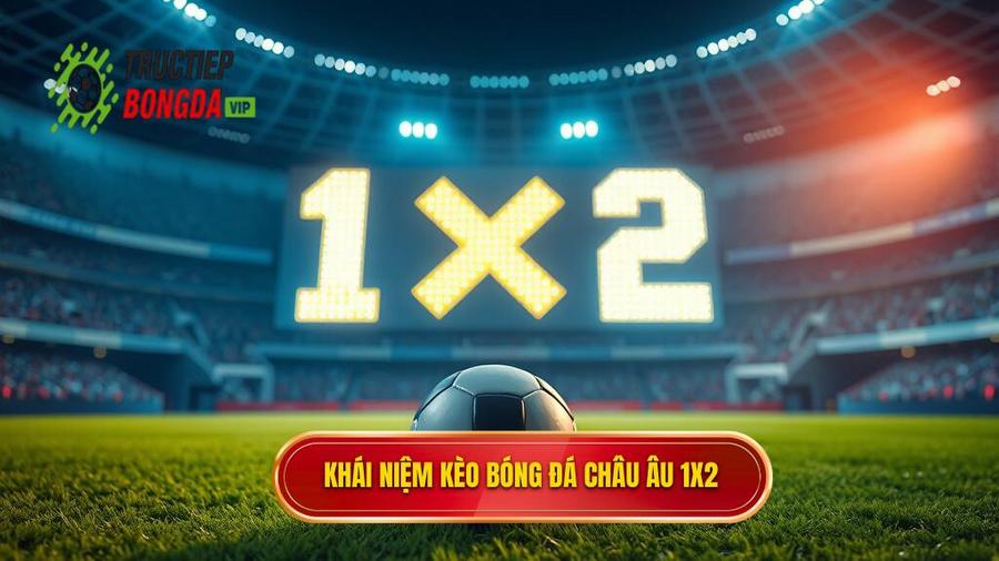 Khái niệm kèo bóng đá Châu Âu 1X2