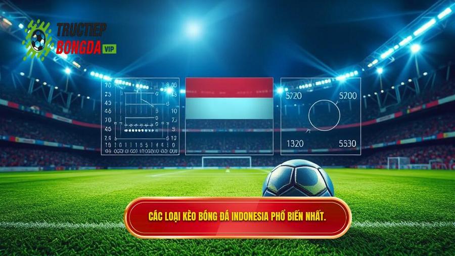  Các loại kèo bóng đá Indonesia phổ biến nhất.
