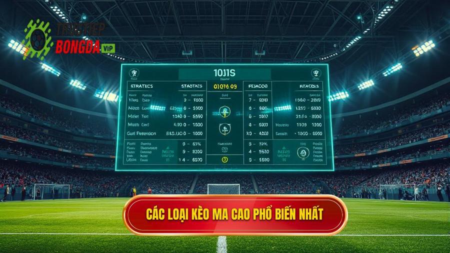 Các loại kèo Ma Cao phổ biến nhất