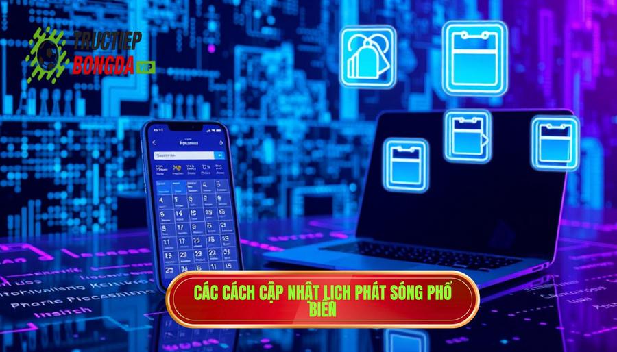 Các phương thức cập nhật lịch phát sóng phổ biến hiện nay