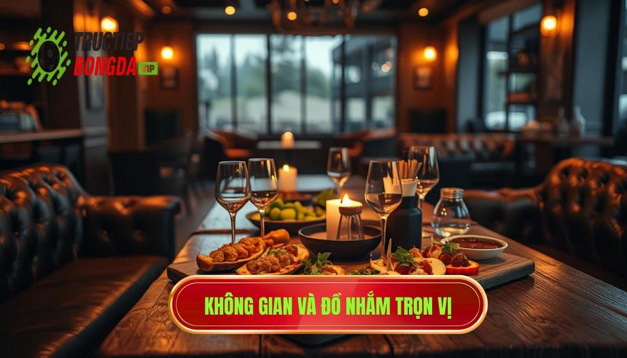 3. Không gian và "đồ nhắm" – Chất xúc tác cho cảm xúc 3. Không gian và "đồ nhắm" – Chất xúc tác cho cảm xúc